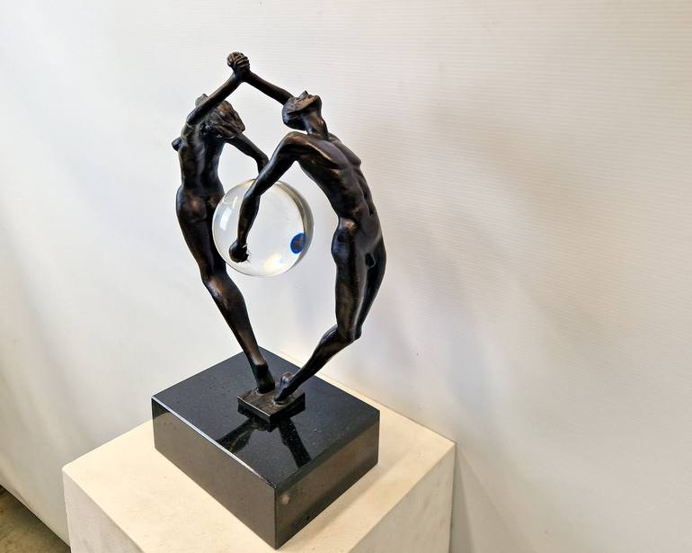 Original Love Sculpture by Bron Harutyunyan