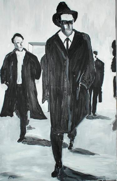 Original Expressionism Men Paintings by Roberto Rizzo