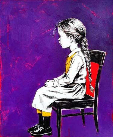 Original Pop Art Children Paintings by Aleksandra Astapova