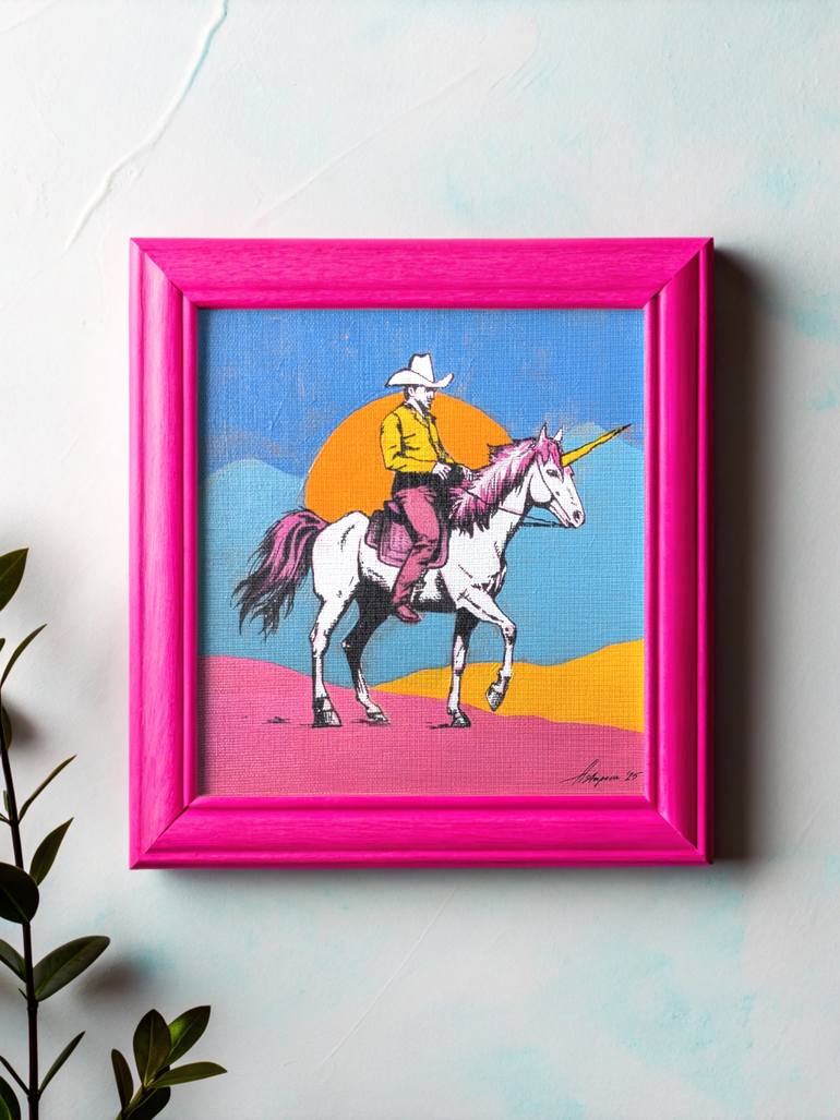 Original Expressionism Humor Painting by Alexandra Astapova