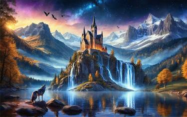 Print of Conceptual Fantasy Digital by Dave Harnetty