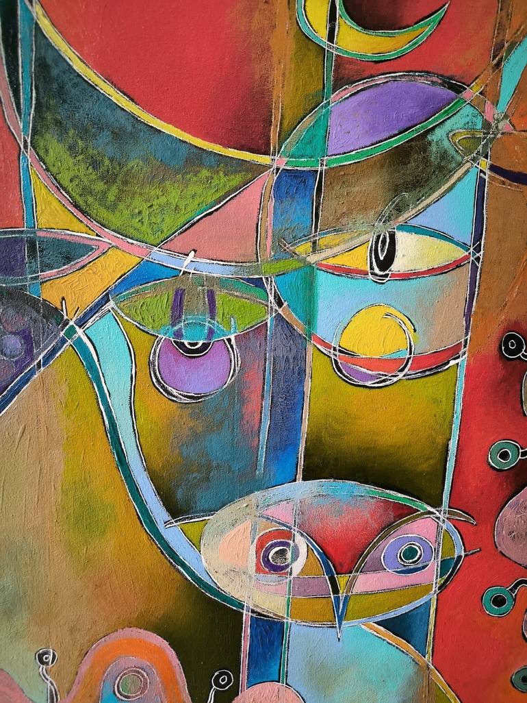 Original Abstract Painting by Katerina Sapozhkova