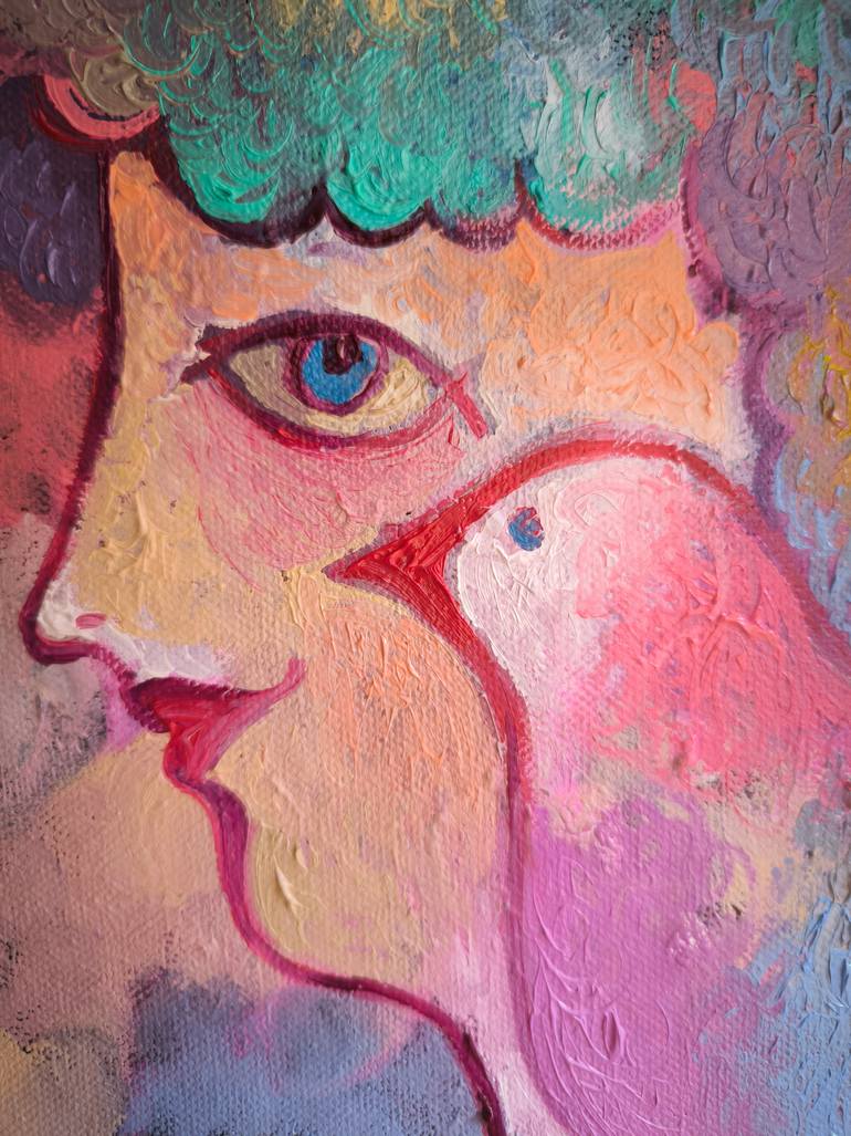 Original Abstract Women Painting by Kata Sova