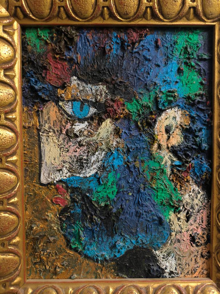 Original Abstract Men Painting by Kata Sova