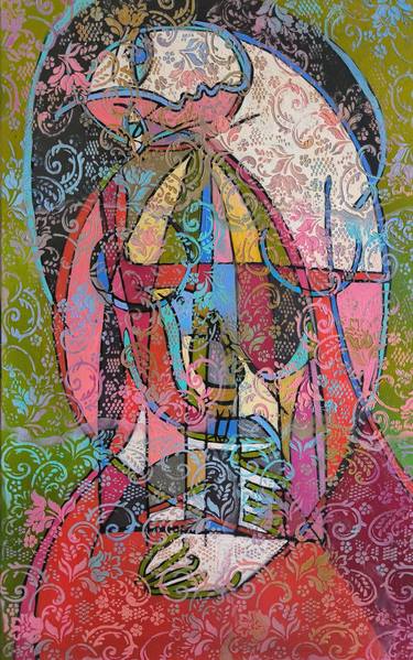 Original Abstract Women Paintings by Katerina Sapozhkova
