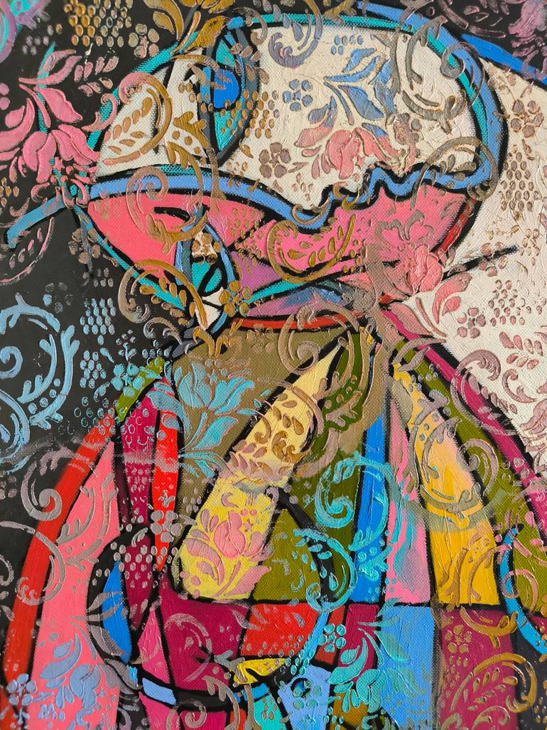 Original Abstract Women Painting by Kata Sova