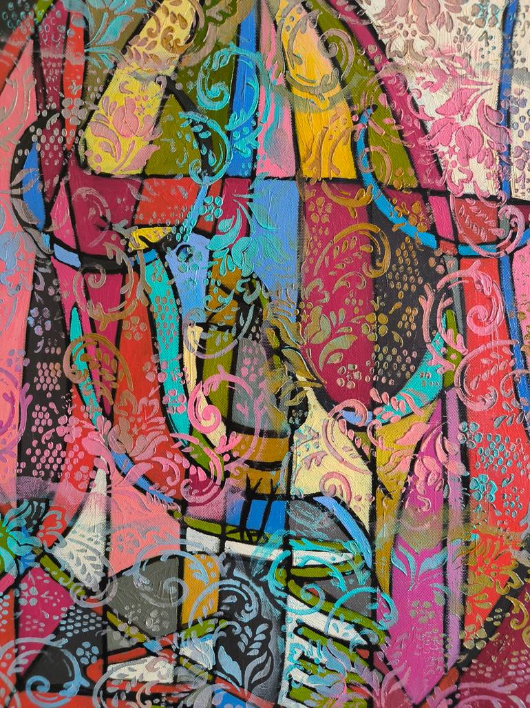 Original Abstract Women Painting by Kata Sova