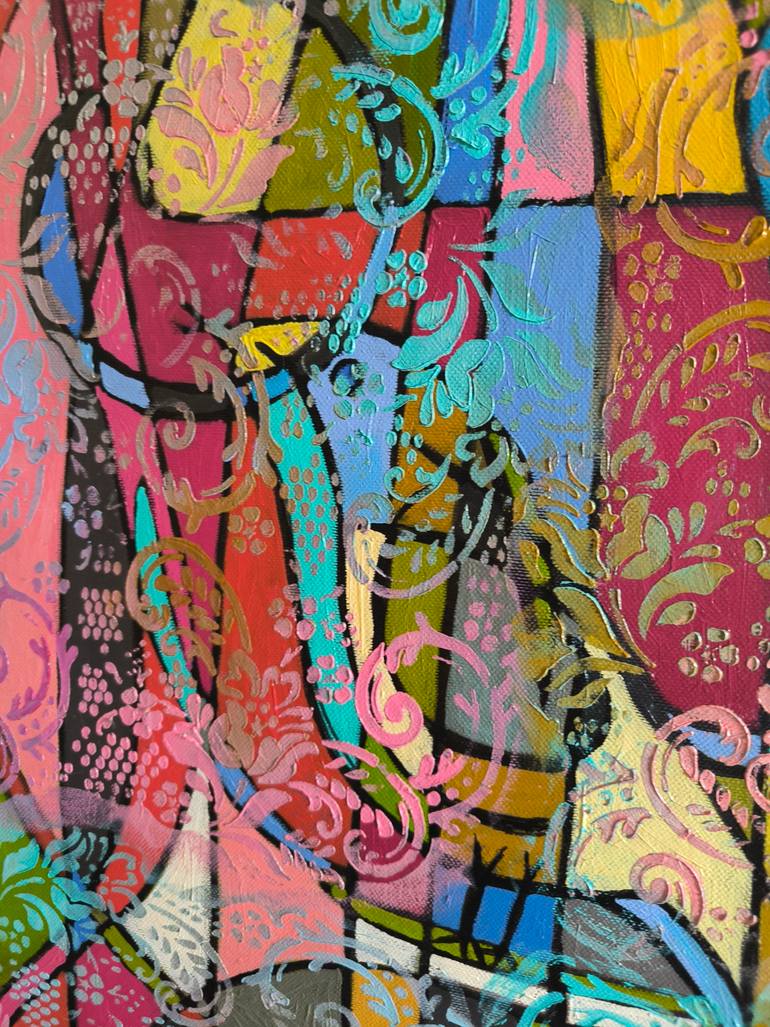 Original Abstract Women Painting by Kata Sova