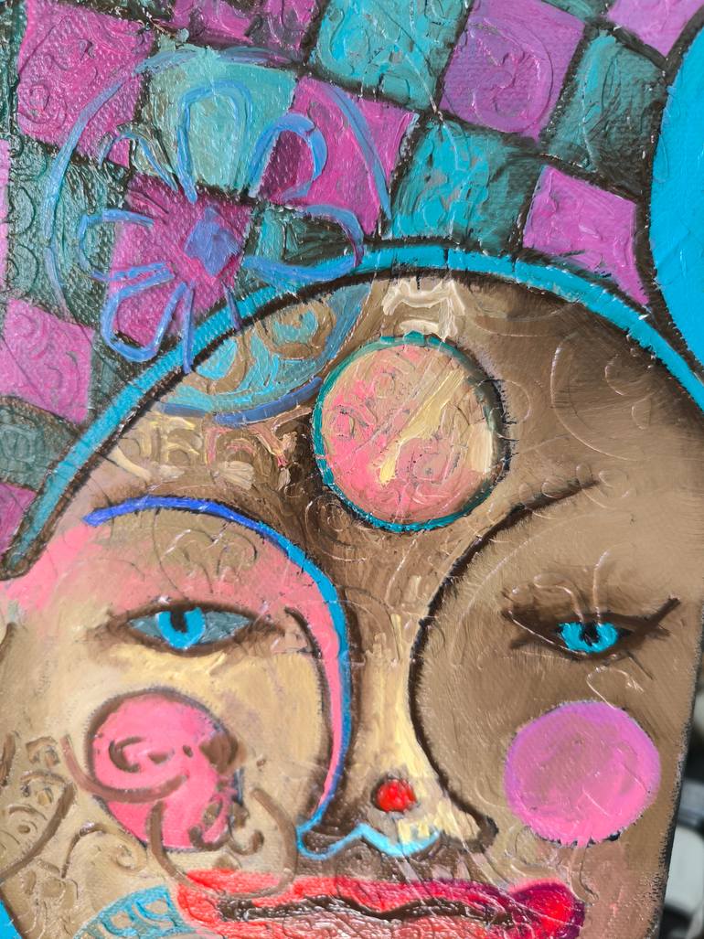 Original Abstract Expressionism Abstract Painting by Kata Sova