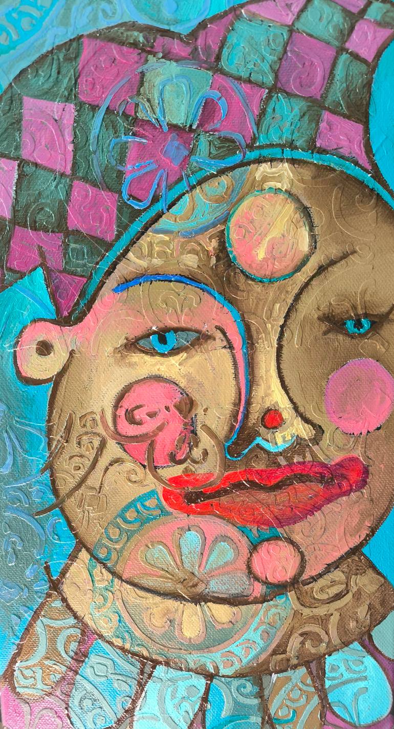 Original Abstract Expressionism Abstract Painting by Kata Sova