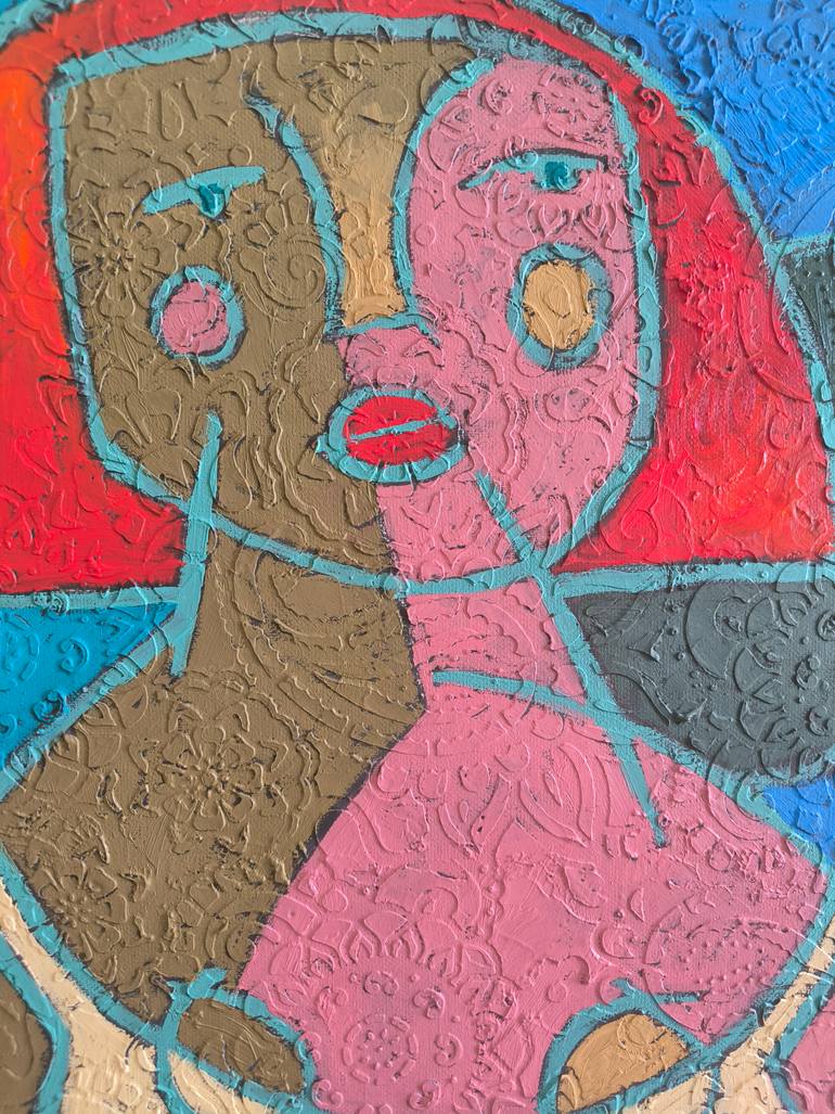 Original Abstract Expressionism Abstract Painting by Kata Sova