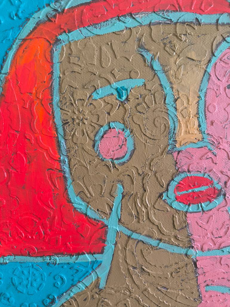 Original Abstract Expressionism Abstract Painting by Kata Sova