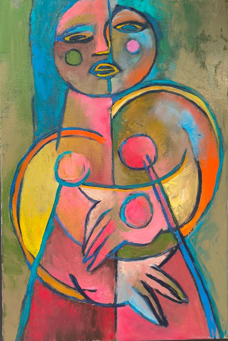 Original Contemporary Abstract Painting by Kata Sova