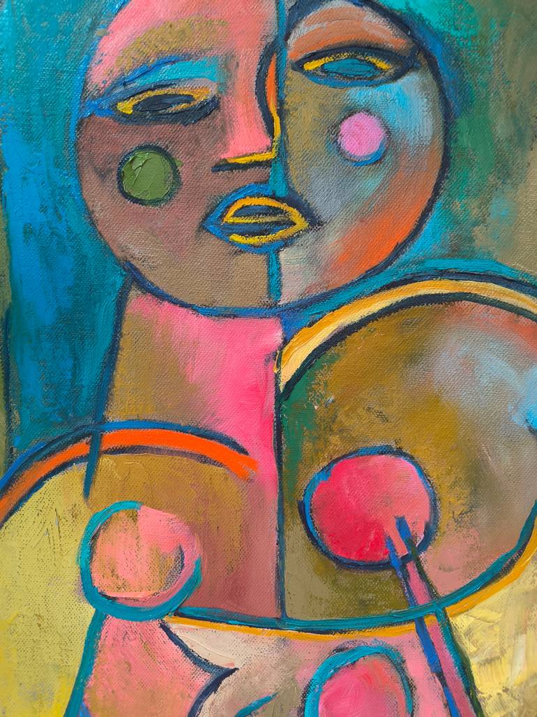 Original Contemporary Abstract Painting by Kata Sova