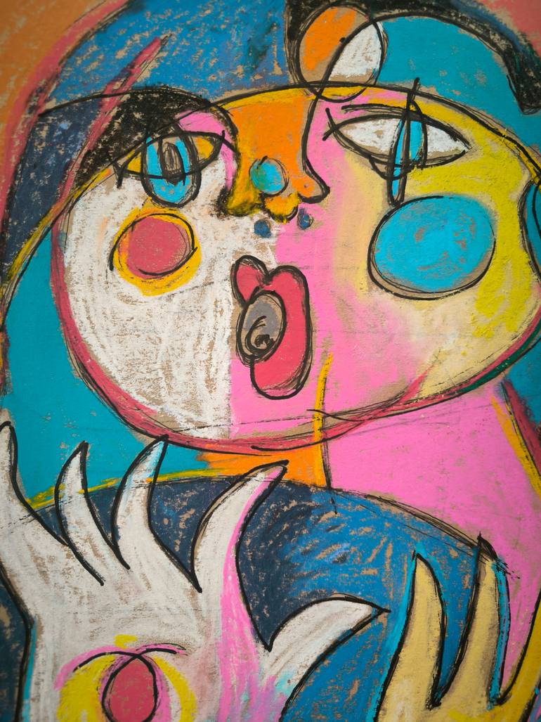 Original Contemporary Abstract Mixed Media by Kata Sova