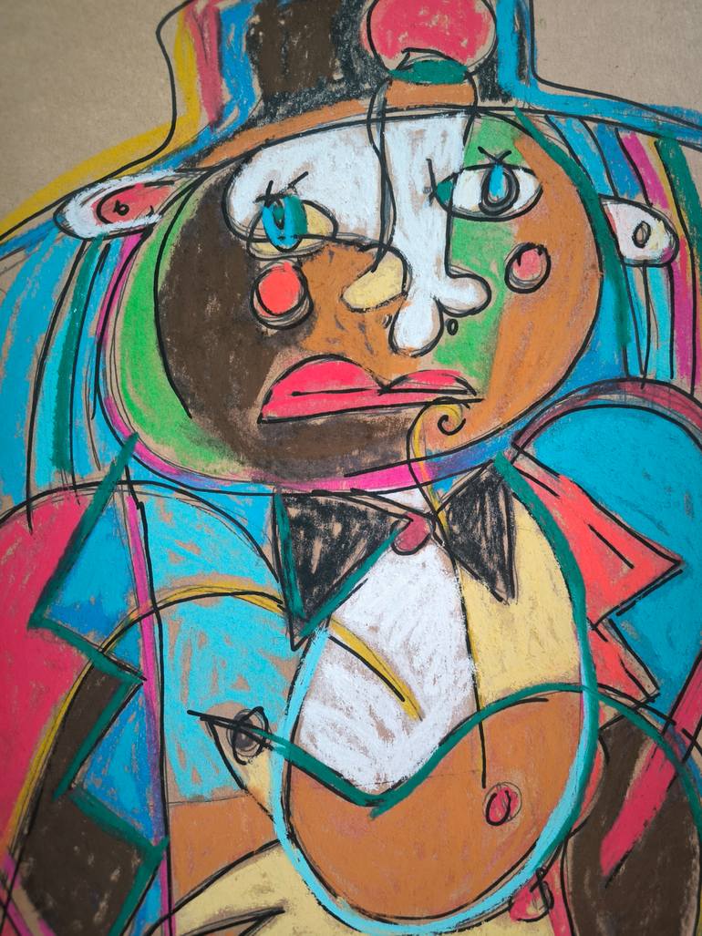 Original Abstract Mixed Media by Kata Sova