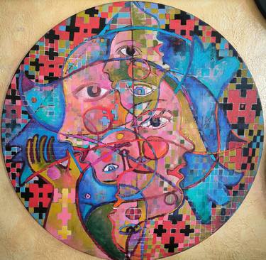 Original Contemporary Abstract Painting by Kata Sova