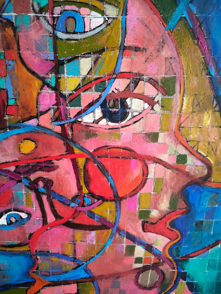 Original Contemporary Abstract Painting by Kata Sova