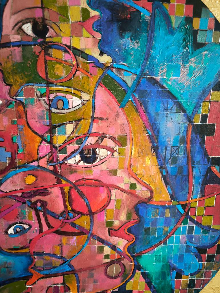 Original Contemporary Abstract Painting by Kata Sova