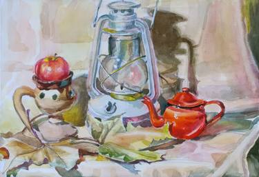 Print of Impressionism Still Life Paintings by Andrei Bulatov