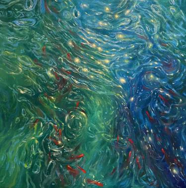 Original Expressionism Abstract Painting by Aliya Shagieva
