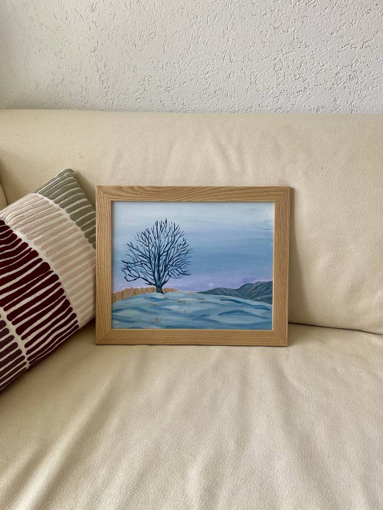 Original Abstract Landscape Painting by Anja Boos