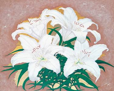 Original Abstract Floral Paintings by Vladimir Chelnokov