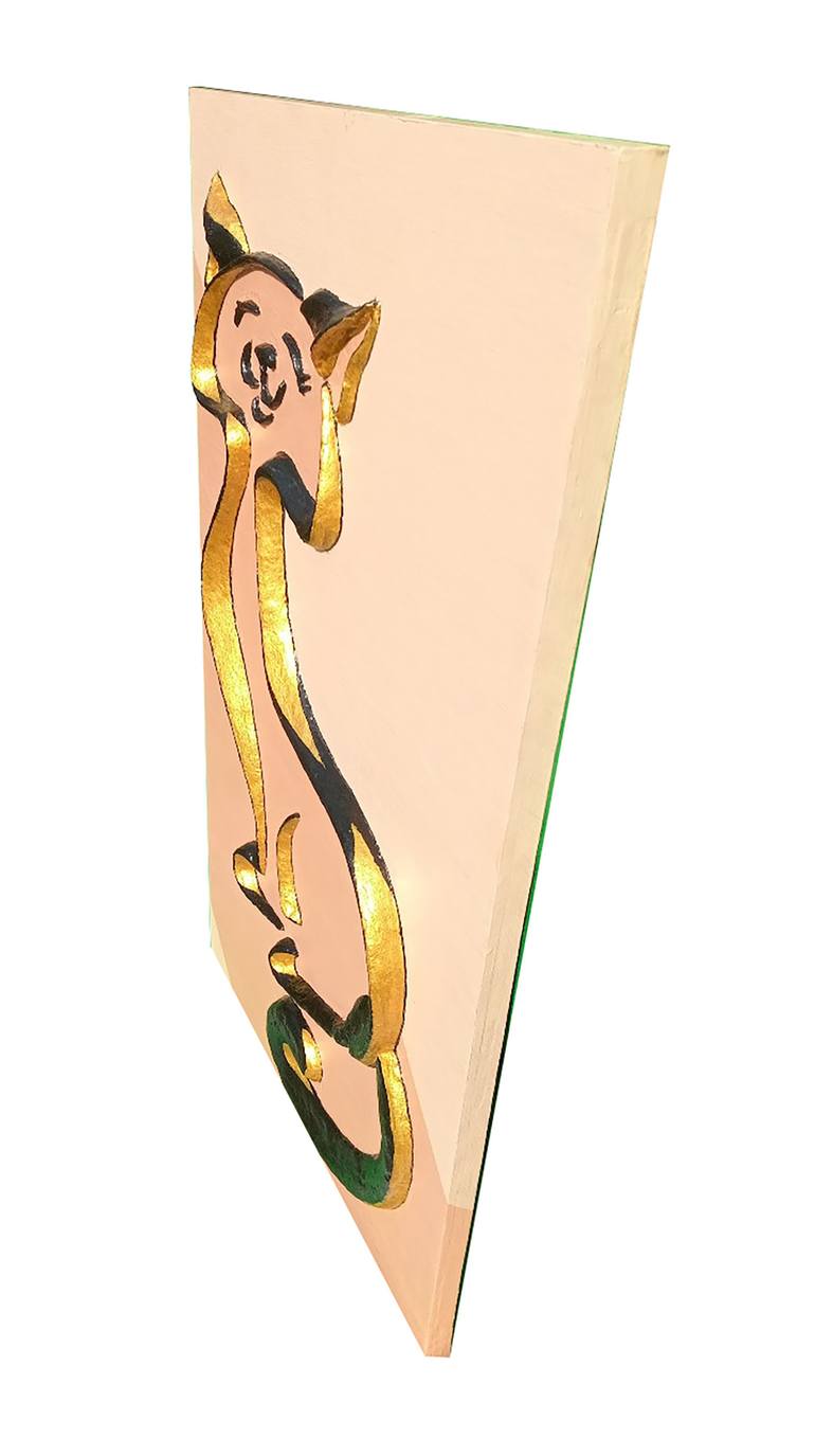 Original Abstract Cats Sculpture by Vladimir Chelnokov