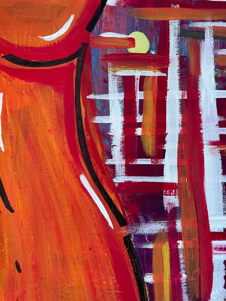 Original Abstract Women Painting by Ana Ordóñez 