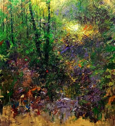 Original Impressionism Landscape Paintings by Magunta Dayakar