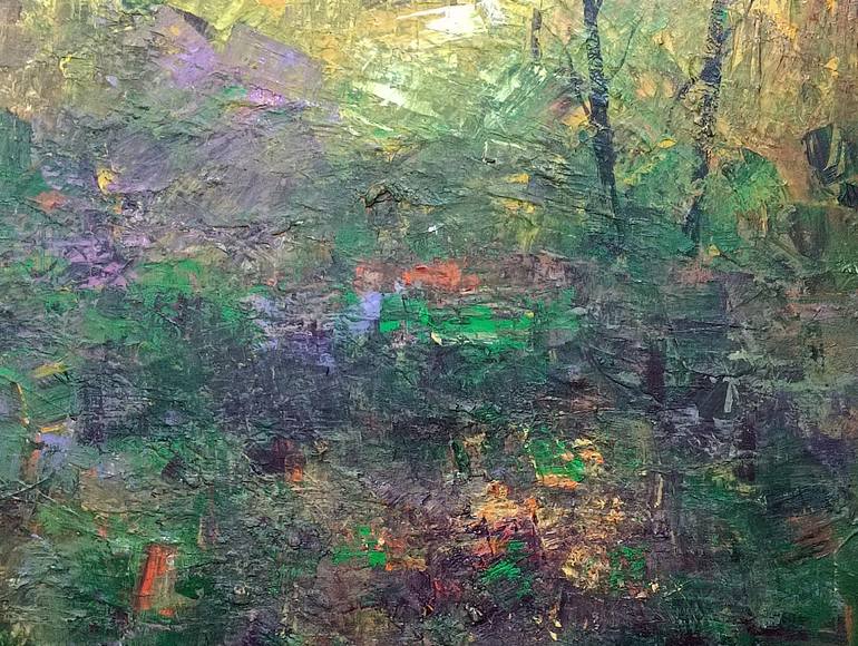 Original Impressionism Landscape Painting by Magunta Dayakar