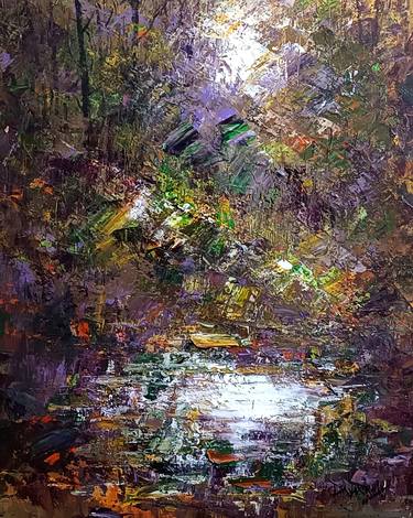 Original Impressionism Landscape Paintings by Magunta Dayakar