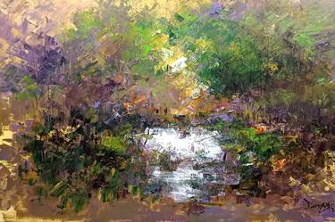 Original Impressionism Landscape Paintings by Magunta Dayakar