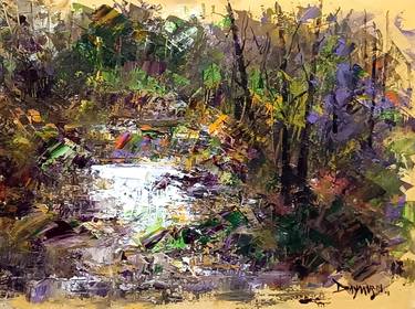 Original Impressionism Landscape Paintings by Magunta Dayakar