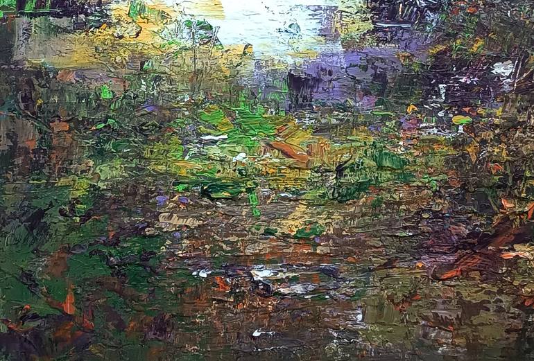 Original Impressionism Landscape Painting by Magunta Dayakar