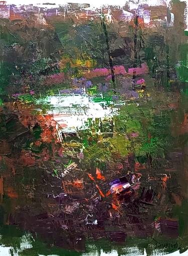 Original Impressionism Landscape Paintings by Magunta Dayakar