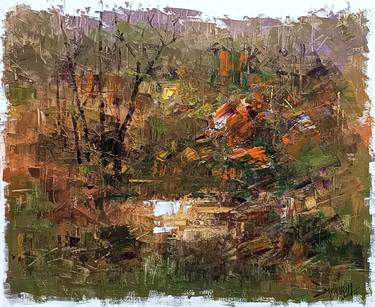 Original Impressionism Landscape Paintings by Magunta Dayakar