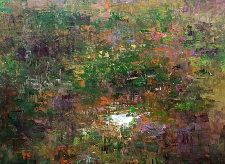 Original Impressionism Landscape Painting by Magunta Dayakar
