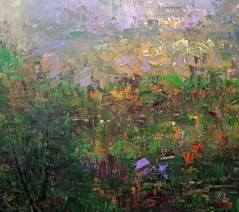 Original Impressionism Landscape Painting by Magunta Dayakar