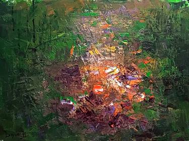 Original Impressionism Landscape Paintings by Magunta Dayakar
