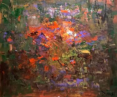 Original Impressionism Landscape Painting by Magunta Dayakar