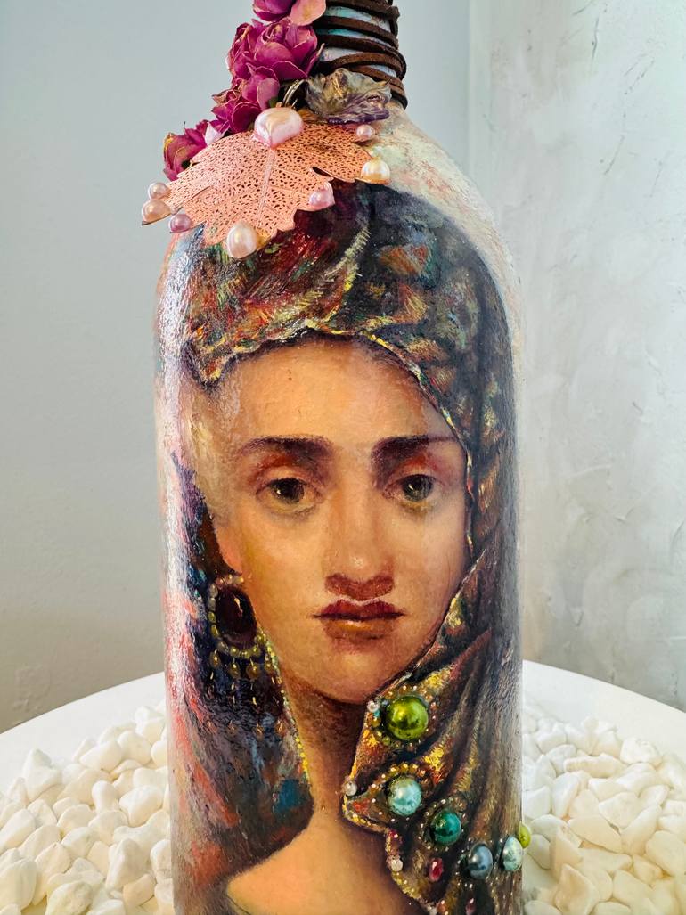 Original Art Nouveau Women Painting by Liliya Gigiberia