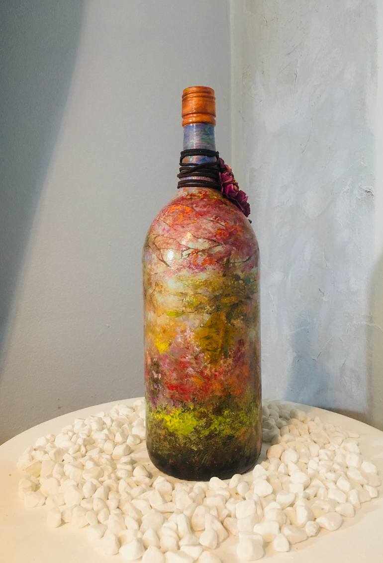 Original Art Nouveau Women Painting by Liliya Gigiberia