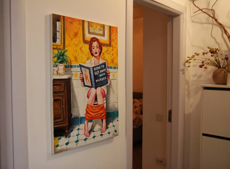 Original Pop Art People Painting by Radu Doriana