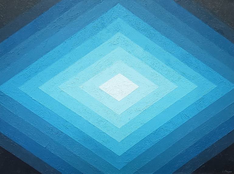 Original Contemporary Geometric Painting by Lori Fonger