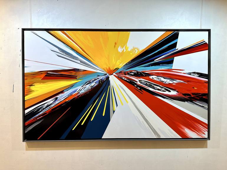 Original Contemporary Automobile Painting by MINSEOK KANG