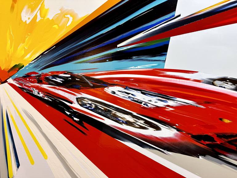Original Contemporary Automobile Painting by MINSEOK KANG