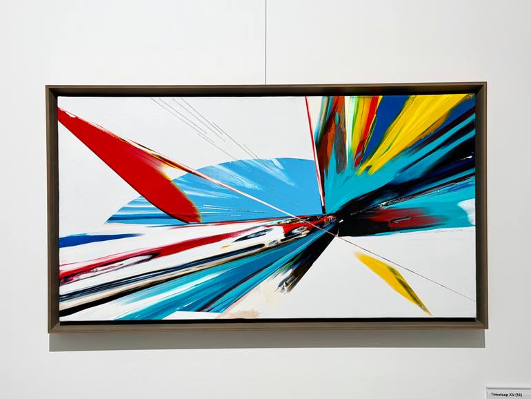Original Abstract Expressionism Abstract Mixed Media by Minseok Kang