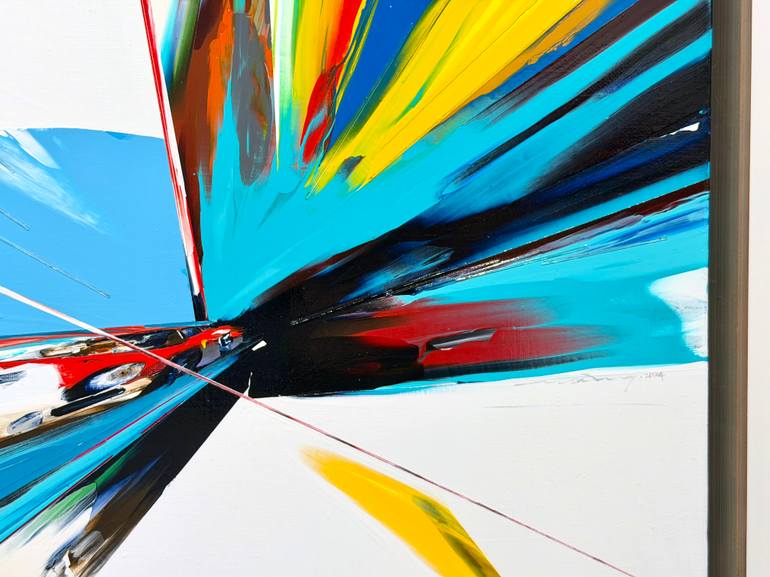 Original Abstract Expressionism Abstract Mixed Media by Minseok Kang