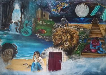 Original Surrealism Fantasy Paintings by Diana Schwalm